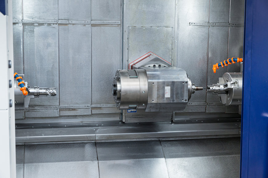 Centrum obróbkowe HYPERTURN 65 Powermill zapewnia zwiększoną wydajność kompleksowej obróbki skomplikowanych detali